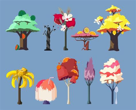 Tree concepts | Game concept art, Environmental art, Environment ...