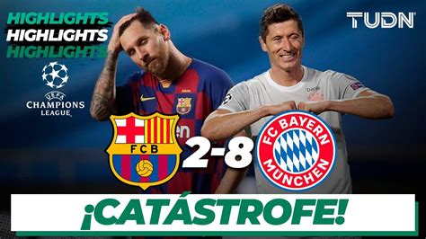 Highlights | Barcelona 2-8 Bayern | Champions League 2020 - 4tos final ...