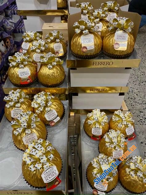 Shopcuatui.com.vn - QUẢ CẦU SOCOLA GRAND FERRERO ROCHER 240g - Hàng Đức - Quả cầu Sô cô la to đẹp