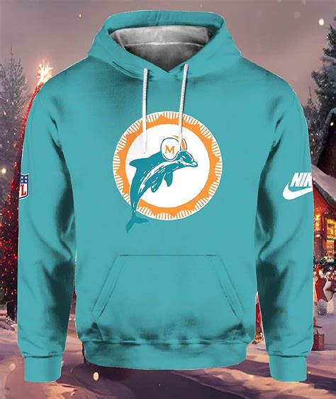 Coach Mike McDaniel Dolphin Throwback Hoodie - Nouvette