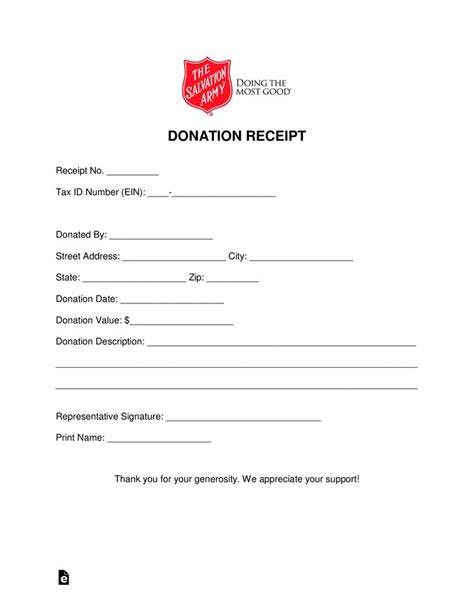 Explore Our Example of Thrift Store Donation Receipt Template | Receipt template, Donation form ...