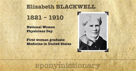 Elizabeth Blackwell • LITFL • Medical Eponym Library