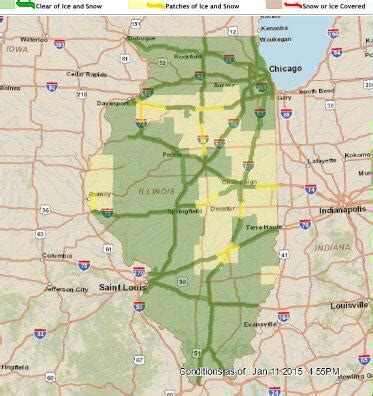 IDOT on Twitter: "Statewide road conditions. Visit http://t.co/hm6D3X08fc for updates. #ilwx ...