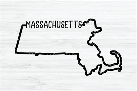 Massachusetts State Clip Art