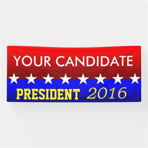 Political Banners YOU Customize | Zazzle.com