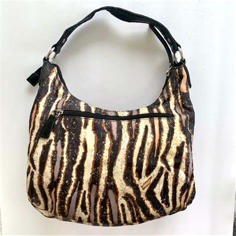 Franco Sarto | Bags | Franco Sarto Animal Print Shoulder Nylon Hobo Bag | Poshmark