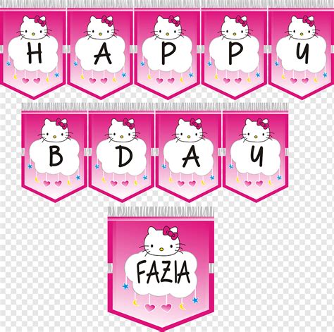 Hello Kitty Birthday Banner Template Free