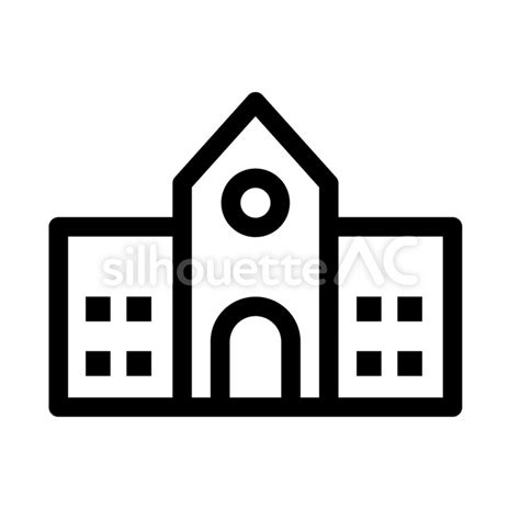 School building 156910 - Free Download - silhouetteAC