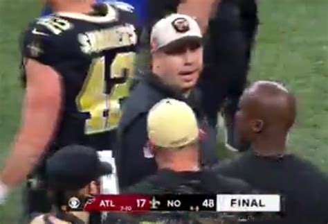 Falcons coach goes off on Saints after late touchdown in big win