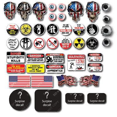 38x Funny Hard Hat Helmet Sticker Electrician Union Decal Construction ...