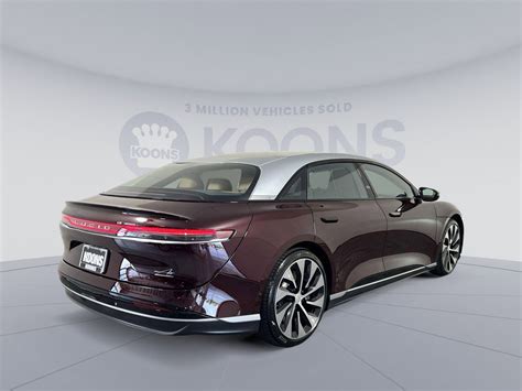 2022 Lucid Air Grand Touring 145 Miles Burgundy - Used Lucid Air for sale in Vienna, Virginia ...