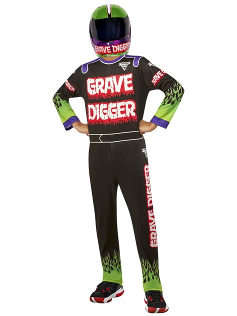 Monster Jam Grave Digger Child Costume - Walmart.com