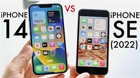 iPhone 14 Vs iPhone SE (2022)! (Comparison) (Review) - YouTube