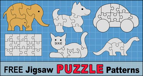 DIY JigSaw Puzzles (Free Patterns, Stencils & Templates) – DIY Projects, Patterns, Monograms ...