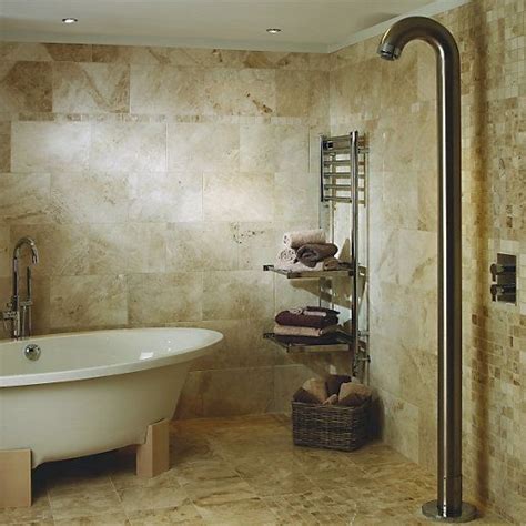 The complex shading of this Wickes polished natural stone creates a ...