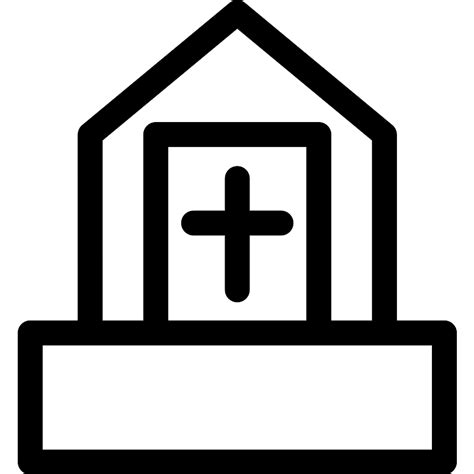 Church Vector SVG Icon - SVG Repo