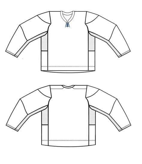 Custom Hockey Jersey Template