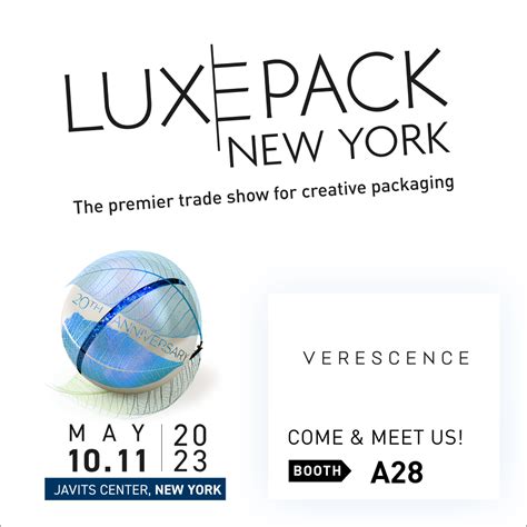 Luxe Pack New York 2023 | Verescence