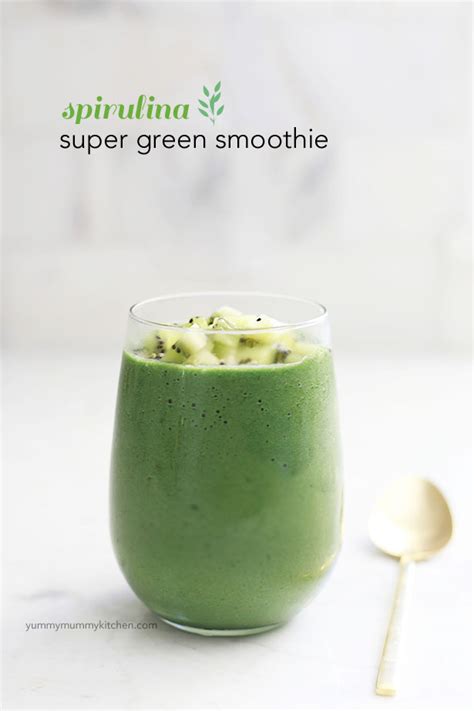 Spirulina Superfood Green Smoothie + Spirulina Health Benefits