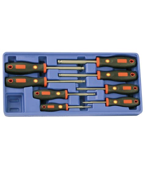 8 Piece Metric Wobble Hex Screwdriver Set - Genius