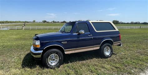 Rare 1994 Ford Bronco Eddie Bauer Edition Is a Head-Turning Classic ...