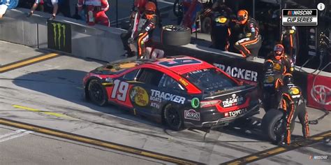 Martin Truex Jr. Reacts To Getting Spun Out By Kyle Larson On Pit Road, Ending His Chances At A ...