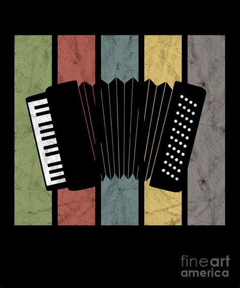 Harmonica Wind Instruments Air Accordion Retro Vintage Aerophone Gift Digital Art by Thomas ...