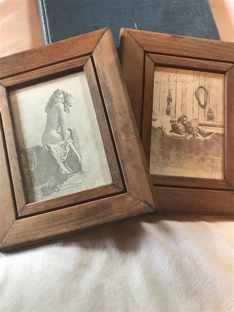 Framed R Hendrickson prints set of two vintage art | Etsy | Prints ...