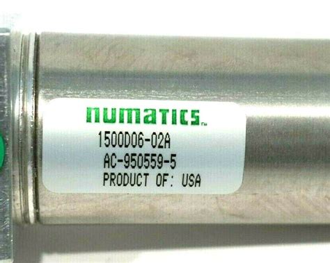 NEW NUMATICS 1500D06-02A PNEUMATIC CYLINDER 1500D0602A - SB Industrial Supply, Inc.