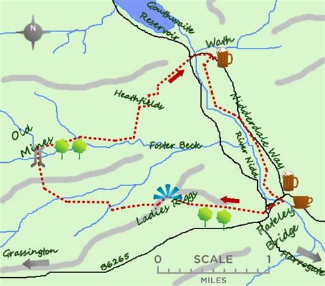 Pateley Bridge map | Yorkshire dales, Countryside, Yorkshire