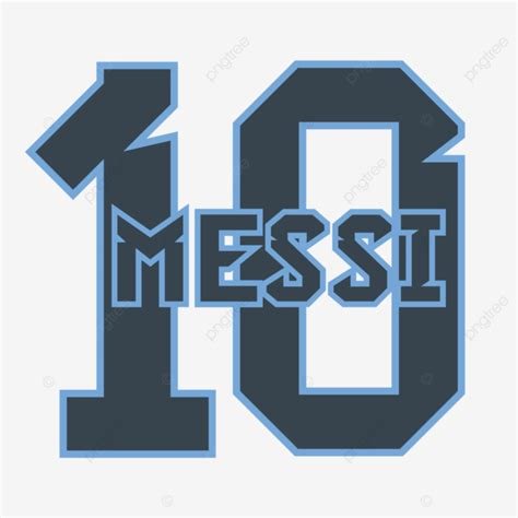 Messi Lm 10 Jersey Back View Vector, Messi, Messi Number 10, Messi 10 ...