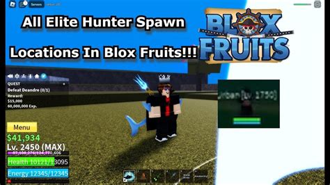 All Elite Hunter Spawn Locations (Floating turtle) In blox fruits! - YouTube