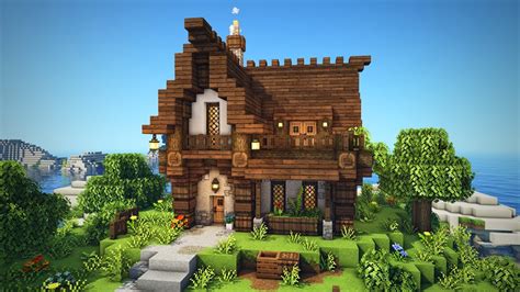 Download Minecraft Medieval House Tutorial Minecraft 1 13 Mp3 Mp4 3gp Flv | Download Lagu Mp3 Gratis