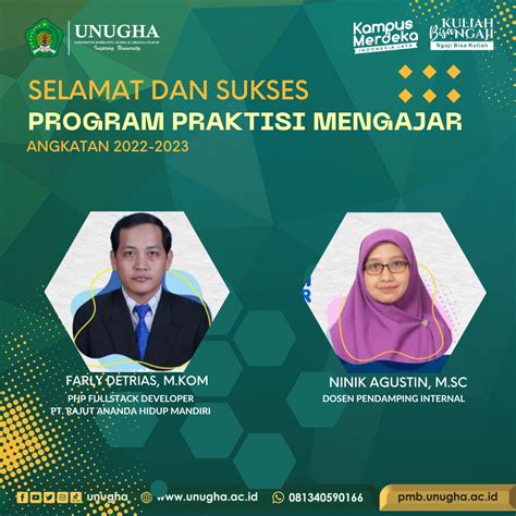 Program Kampus Merdeka – Praktisi Mengajar 2023-UNUGHA-Universitas Nahdlatul Ulama Al Ghazali ...