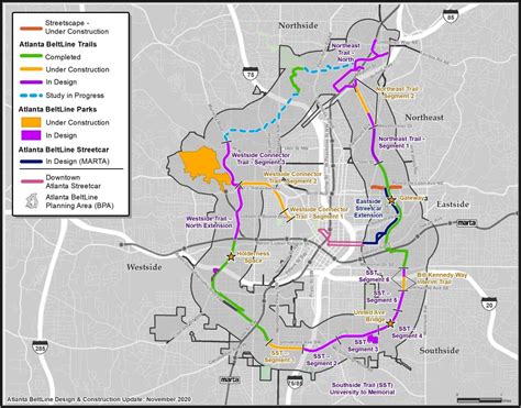 Atlanta Beltline Eastside Trail Map - Maps : Resume Template ...