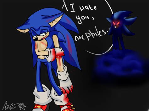 Sonic And Mephiles by ExcelsiorTheHedgehog on DeviantArt