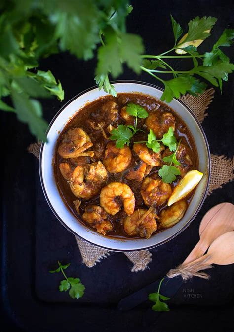 Indian Prawn Curry | Video - NISH KITCHEN