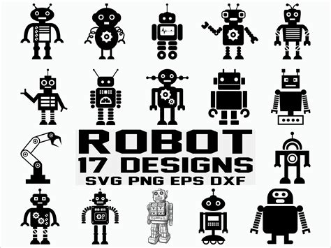 Robot Silhouette Vector at Vectorified.com | Collection of Robot Silhouette Vector free for ...