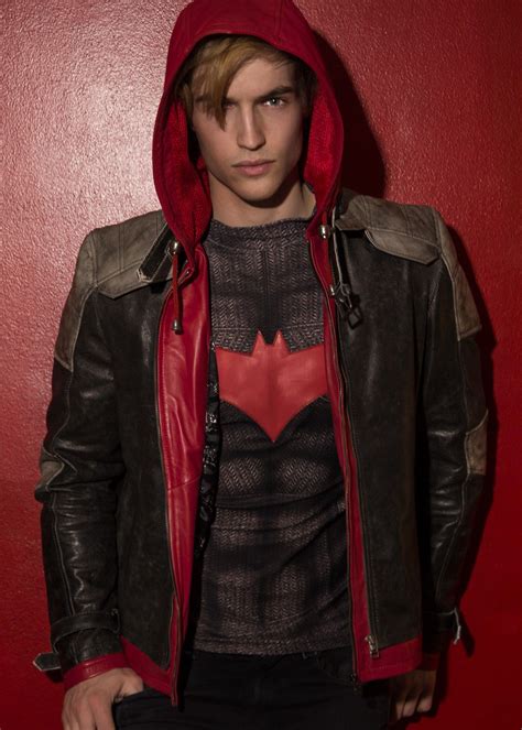 Buy Mens Arkham Knight Red Hood Leather Jacket | LucaJackets | Red hood, Red hood cosplay, Grey ...