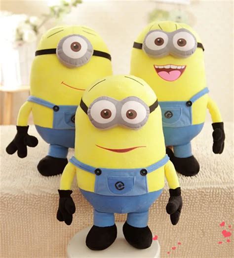 45cm 17.7'' Giant Plush Minion Stuffed Animal Minion Plush Pillow Big ...