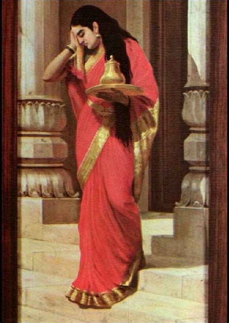 Raja Ravi Varma's Draupadi. Ravivarma Paintings, Indian Art Paintings, Painting Prints, European ...