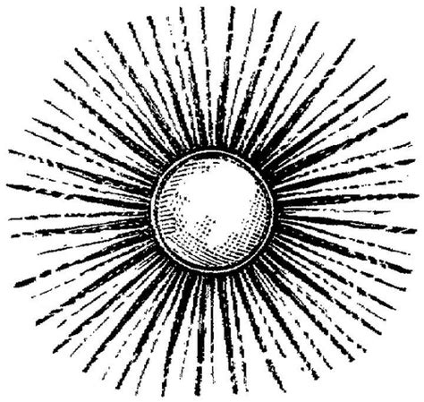 Black And White Sunburst Clipart Add