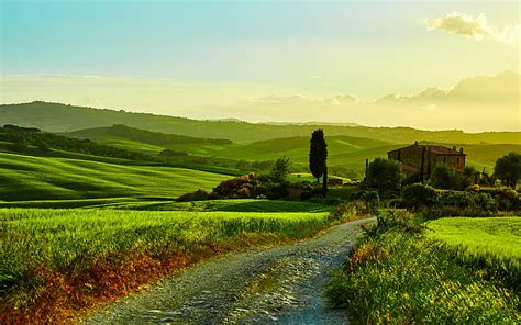 HD wallpaper: Italy, Landscape, Tuscany, 4K | Wallpaper Flare