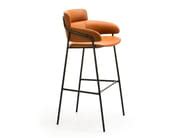 STRIKE ST | Leather stool By arrmet