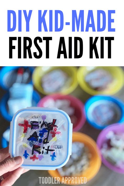 DIY Kid-Made First Aid Kit - Toddler Approved