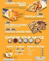 Dr Saucy Menu Pakistan with Prices – Home Foodies