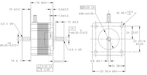 What do NEMA sizes mean? | Applied Motion Type Chart, Stepper Motor ...