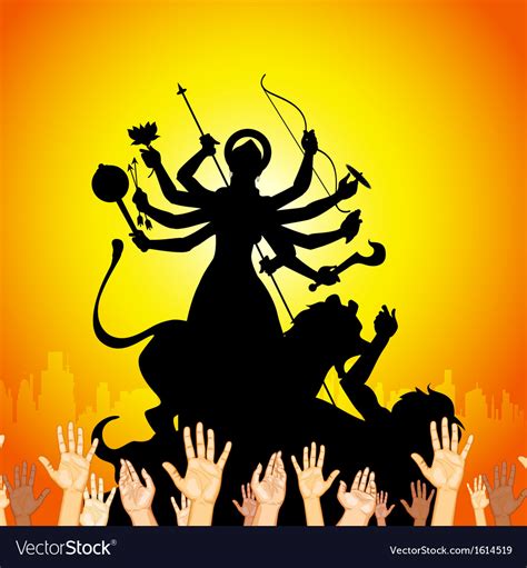 Durga puja Royalty Free Vector Image - VectorStock