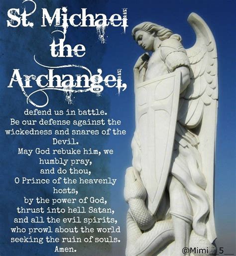 Archangel Prayers, Spiritual Warfare Prayers, Prayer For Protection ...