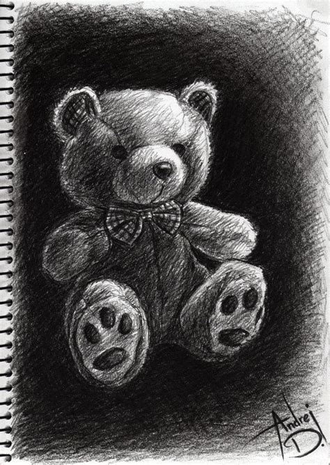 Unique teddy bear sketch by andrej2249 on deviantart.com | Teddy bear sketch, Teddy bear tattoos ...